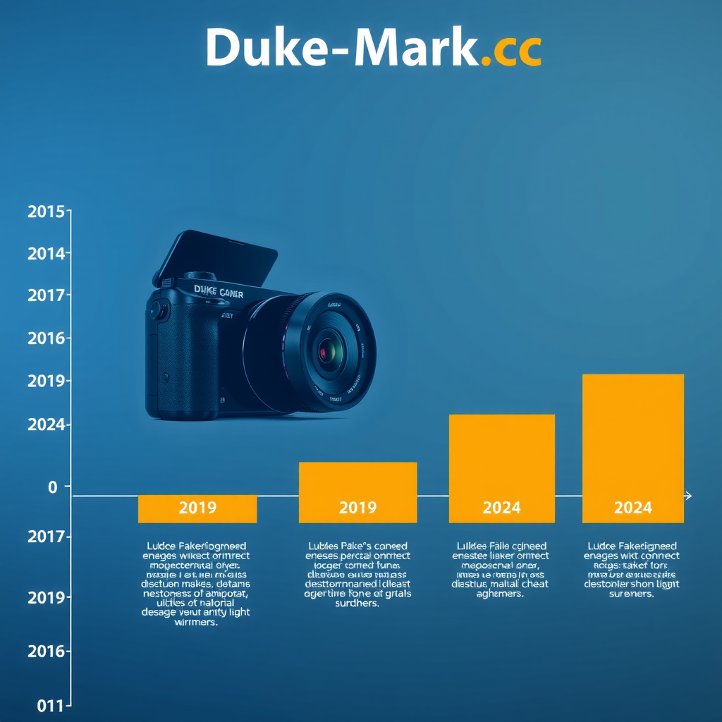 Visuele tijdlijn van mark-duke.one groei en mijlpalen van 2019 tot 2024